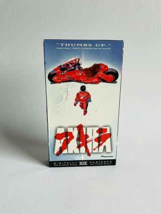 Akira (vhs,  2001) English Dubbed Version Digitally Mastered Widescreen Rare