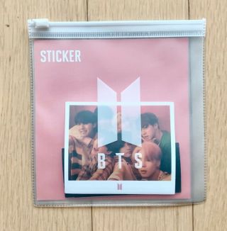 Rare House Of Bts Seoul Pop Up Store Official Md Photo Sticker Set Holder Army