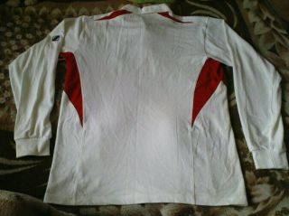 RARE RUGBY SHIRT - ENGLAND HOME 2003 - 2005 LONGSLEEVES SIZE XL 3