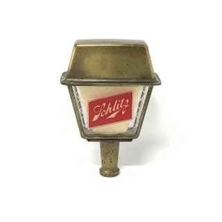 Vintage Schlitz Beer Tap Handle Street Light Lamp Post Rare