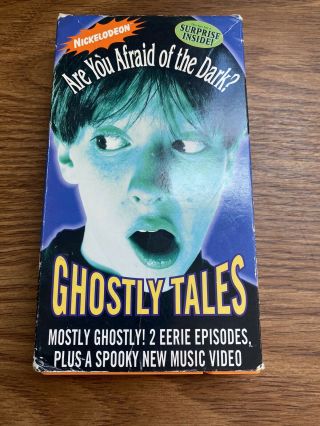 Are You Afraid Of The Dark: Ghostly Tales (vhs,  1994) Nickelodeon,  Rare