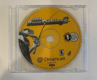 Sega Bass Fishing 2 (sega Dreamcast,  2001) Authentic Disc Only Rare
