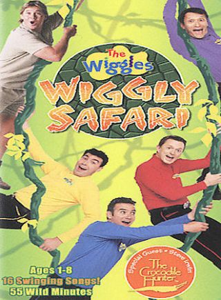 The Wiggles - Wiggly Safari,  Steve Irwin (dvd,  2002) Vgc Rare