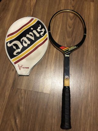 Vtg Retro Tad Davis Duke Wood Aluminum Composite Tennis Racket Rare (no Strings)