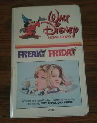 Walt Disney ' s - Freaky Friday - Barbara Harris,  Jodie Foster VHS Tape Rare OOP 3