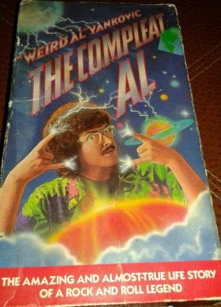 Weird Al Yankovic The Compleat Al 1985 Very Rare Vhs Tape 80 