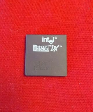 Intel 486dx - 33 A80486dx - 33 Sx729 Socket 3 I486 486dx 33 Mhz ✅ Rare Collectible