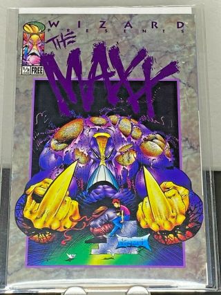The Maxx 1/2 Rare Kieth 1993 Image Wizard Promo Nm Htf Movie Coming Half Wp