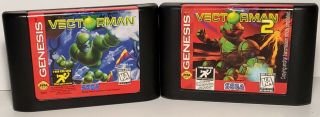 Vectorman,  Vectorman 2 Sega Genesis 1995 / 1996 Rare