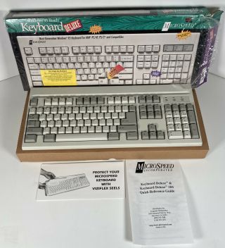 Rare Vintage Mitsumi Keyboard Model KPQ - E99ZC - 12 - 5 Pin Connector 2