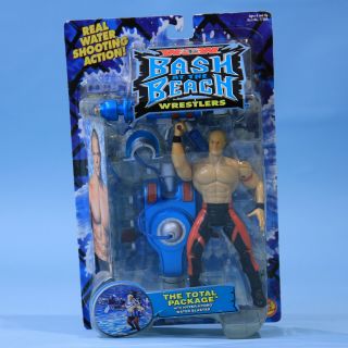 Lex Luger - Wcw Bash At The Beach Toybiz - Vintage Wrestling Figure Rare Htf