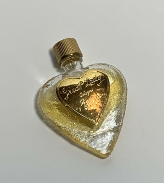 Rare Vintage Evyan Great Lady Heart Shape Perfume Bottle Fragrance