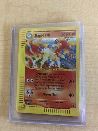 Rapidash 26/165 - Holo Rare - Expedition Base Set - Nm - Pokemon Tcg