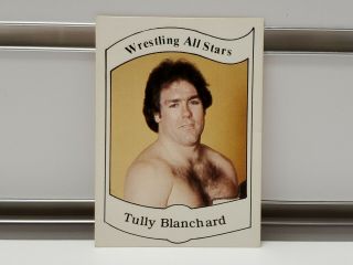 Rare 1983 Wrestling All Stars 6 Tully Blanchard Series A Mint/near