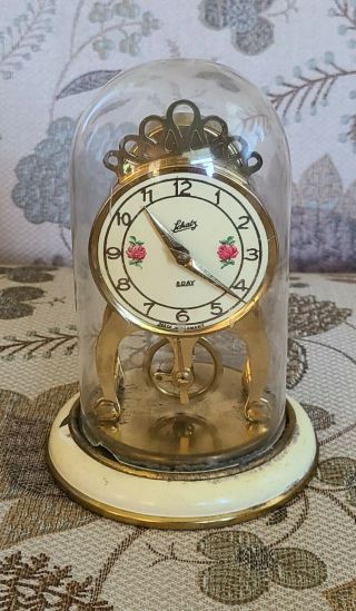 " Very Rare " Vintage Schatz Anniversary Clock 8 Day Wind - Up " Made In Germany "