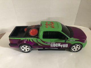 1995 Road Rippers Green & Purple Ford F150 We Will We Will Rock You (rare)