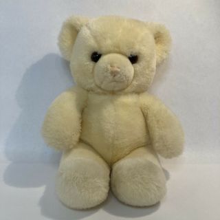 Rare Vintage Gund - Butter Yellow - Karitas Tender Teddy Bear - 13 " 1983