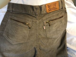 Vintage Rare Levis Big E Corduroy High - Waisted Mom Jeans Zipper Pockets Nwot
