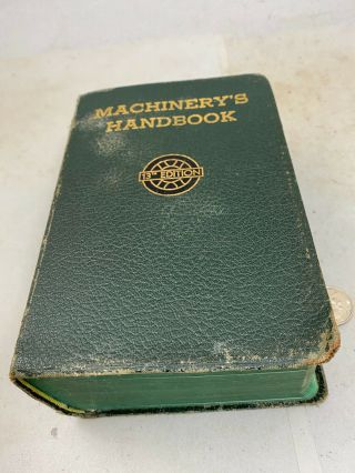 Vintage Machinist Handbook Machinery 