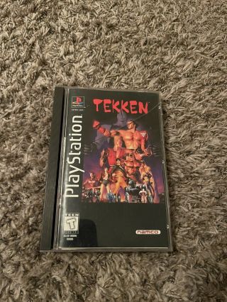 Tekken Long Box Ps1 Complete Rare (sony Playstation 1,  1995) Htf