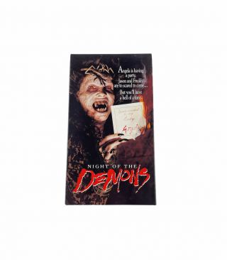 1995 “night Of The Demons” 1988 Horror Republic Pictures Vhs (rare/oop)
