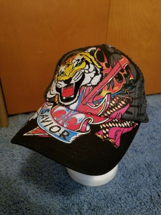Rare Vintage Mr.  Rider Rock & Roll Savior Tiger Hat Cap One Of A Kind Embroidered
