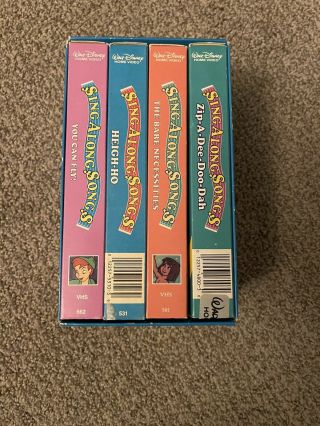 Rare Walt Disney Sing Along Songs - Complete Set - Banned Song Of The South