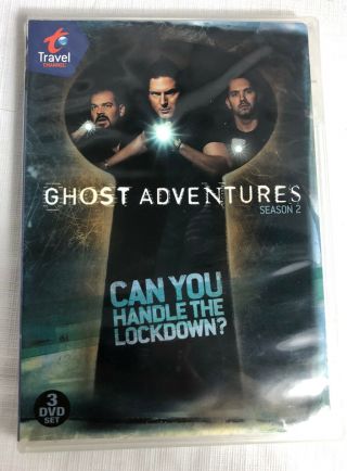 Ghost Adventures: Season 2 (dvd,  2010,  3 - Disc Set) Rare Oop Travel Channel Show