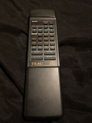 Rare Teac Replacement Remote Control For Teac Ad - 600