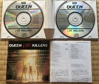 Queen - Live Killers - Cp28 - Japan Double Cd - 1st Press - Emi - Rare