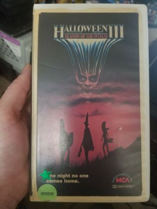 Halloween Iii: Season Of The Witch (vhs) Goodtimes Horror 1996 Rare Version
