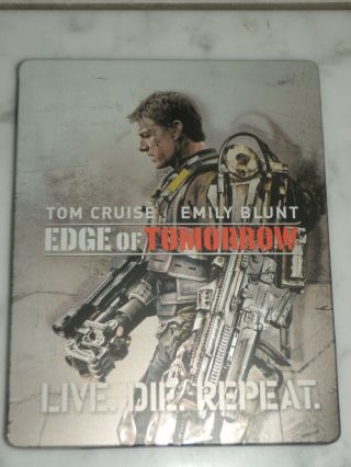 Edge Of Tomorrow (blu - Ray/dvd/,  Target Exclusive,  Steelbook, ) Limited Rare Oop