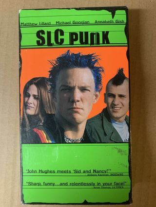 Slc Punk Vhs Rare Comedy Drama 80’s Punk Matthew Lillard