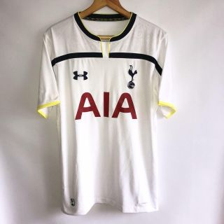 Rare Tottenham Hotspur Home 2014/15 Football Shirt Jersey Under Armour Size L