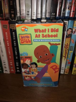 Nick Jr.  Little Bill What I Did At School Vhs Rare