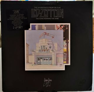 Led Zeppelin Soundtrack Song Remains Same 2lp 1976 Rare Vtg.  Vinyl