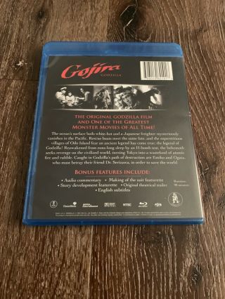 Gojira (Blu - ray Disc,  2009) Rare And OOP Godzilla First Movie From 1954 2