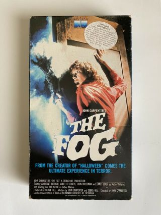 The Fog (1987) Rare Horror Vhs John Carpenter Nelson Entertainment Ghosts