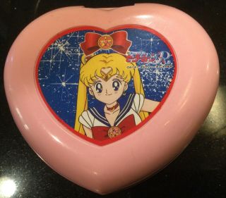 Rare Vintage Sailor Moon R Compact - Jewelry Trinket Case Kawaii