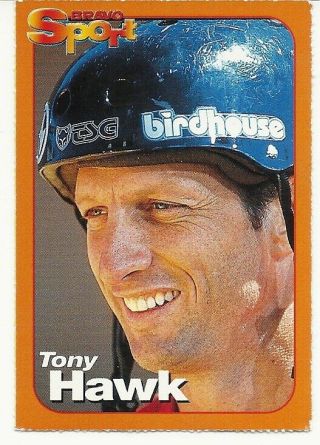 Tony Hawk - 2001 Series Bravo Sport Trading Card - German Card - Rare -