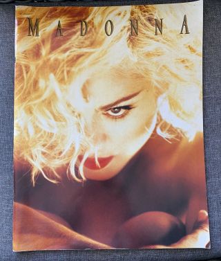 Madonna Blonde Ambition Tour Book 1990 (rare 54 Page)