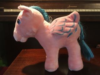 Rare Vintage Hasbro Softies My Little Pony Firefly Pegasus 10 " Plush Doll 1983