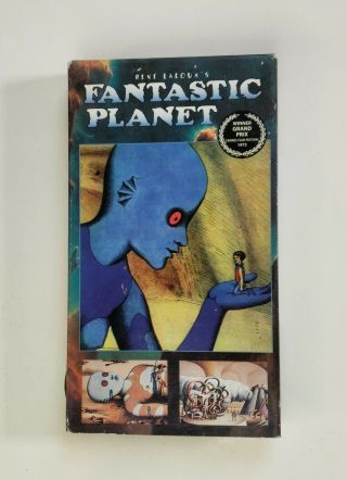 Fantastic Planet Vhs Anchor Bay 1999 Rare Rene Laloux Sci - Fi Animation Htf