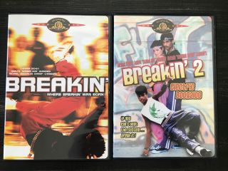 Breakin Where Breakin Was Born (dvd) And Breakin 2 Electric Boogaloo Rare Oop