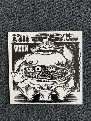 Ween I’m Fat 7” Clear Vinyl.  Rare Punk Rock Dean Ween
