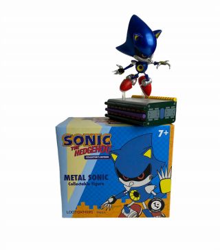 Rare 25th Anniversary Metal Sonic The Hedgehog Figure - Sega Collectors Edition