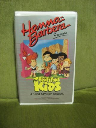 The Flintstone Kids A Just Say No Special - Rare Vhs Cartoon