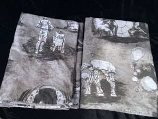 Rare Pottery Barns Kids Star Wars Pillowcases (2) Standard Size 100 Cotton Euc