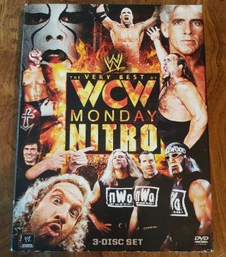 Rare Wcw The Best Of Monday Nitro 3 - Disc Dvd Wwe Wwf Ecw Aew Nxt Nwo Tna Nwo Dx