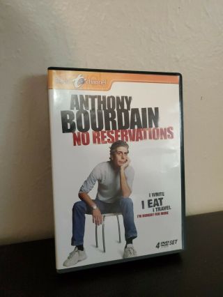 Anthony Bourdain: No Reservations - 4 Dvd Set Rare Oop